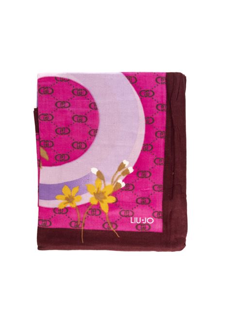 foulard fucsia LIU JO | 2F4097T0300FLOWERYLOGO-92434